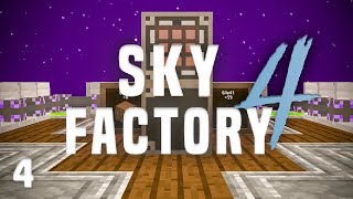 SkyFactory 4 Ep 4 Simple Storage Network  Nether [upl. by Arvad830]