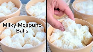 MILKY MACAPUNO BALLS RECIPE  HOW TO MAKE MILKY MACOUNO BALLS  Panlasang Pinoy [upl. by Oryaj]