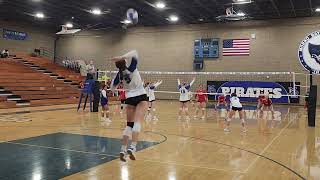 MB Girls Varsity Volleyball vs Santa Maria set 3 [upl. by Nodnol]