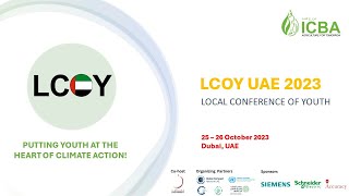 LCOYUAE 2023  Putting Youth at the Heart of Climate Action [upl. by Dnomrej]