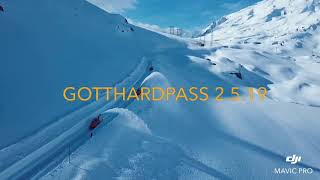 Schneeräumung am Gotthardpass 2019 Uri [upl. by Sibilla]