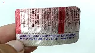 prednisolone dispersible tablets 10 mg  हिंदी में  prednisolone tablets ip 10mg  prednisolone [upl. by Woodsum]