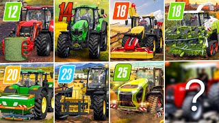 Fs12 vs Fs14 vs Fs16 vs Fs18 vs Fs20 vs Fs23 vs Fs25  Normally Gameplay  Timelapse [upl. by Westhead211]