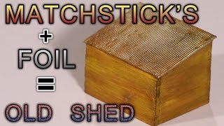 Old Wooden Shed – HowTo – Model Railroad [upl. by Ydoc]