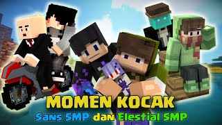 MOMEN KOCAK Sans SMP S5 Dan Elesitial SMP  NightD ElestialHD Meond ANIMASI MINECRAFT LUCU [upl. by Selbbep589]