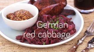 German red cabbage  Braised red cabbage video recipe [upl. by Bornie]