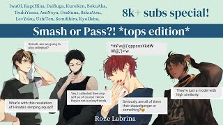 Smash or Pass tops edition 16  8k subs special [upl. by Schaefer446]