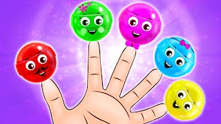 Finger Family Song With Colorful Lollipops and more Kids Songs By hooplakidz on NurseryRhymeStreet [upl. by Marchall]