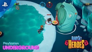 ReadySet Heroes – Multiplayer Gameplay  PlayStation Underground [upl. by Arihaj]