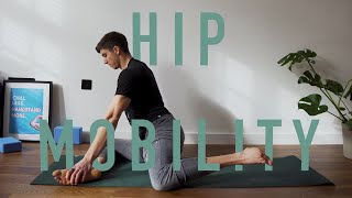 12 Minute Hip Mobility Routine FOLLOW ALONG [upl. by Littman]