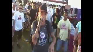 Clementino live Freestyle  HIP HOP KEMP 2010 [upl. by Aleahpar]