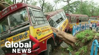 Cyclone Amphan Rescue efforts underway in India as deadly storm leaves trail of destruction [upl. by Sigfrid]