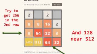 2048 Win Strategy Demonstration amp Step By Step [upl. by Annawit]