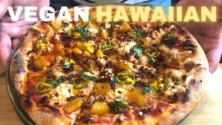 Best VEGAN Hawaiian Pizza At Home  Pizza Chef Teaches You Start To Finish [upl. by Burlie]