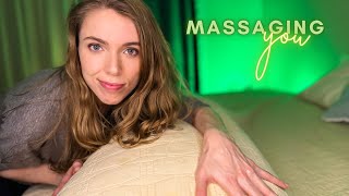 ASMR  Massaging You to Sleep  Personal Attention Hand Triggers POV [upl. by Dnalro]