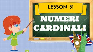 Corso di inglese 31  NUMERI CARDINALI [upl. by Colier210]