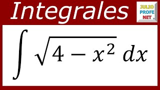 Integrales por sustitución trigonométrica  Ej 1 [upl. by Valentijn351]