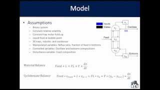 Distillation Column Modeling in MATLAB and Simulink [upl. by Eidua541]