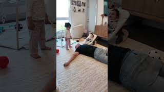 Passing out infront my Kid to see her reaction shorts family relationship cute [upl. by Kev]