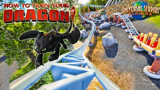 HICCUPS WING GLIDERS Universals Epic Universe How To Train Your Dragon Roller Coaster [upl. by Oniotna122]