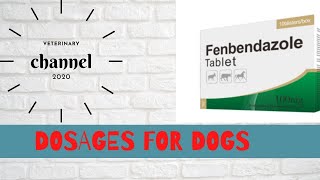 What Are The Fenbendazole Dosages For Dogs  Panacur C Canine Dose  Safeguard Dog Dewormer [upl. by Atinor88]