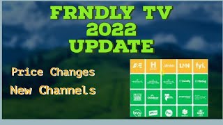 Frndly TV 2022 Update New channels and more [upl. by Buckley]