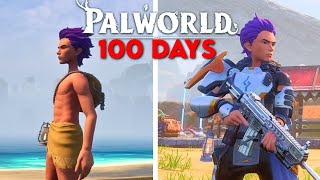 I Played 100 Days Of PALWORLD Heres What Happened [upl. by Aissat]