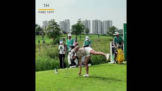 LPGA 통산21승 LPGA 명예의 전당 등극 파리올림픽 개인 금메달 등등수식어가 많은 리디아 고 아이언 티샷 감상해보세요 [upl. by Cooperman107]