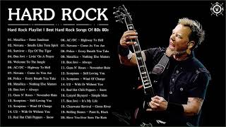 Hard Rock Playlist  Best Hard Rock Songs Of 80s 90s [upl. by Katzen]