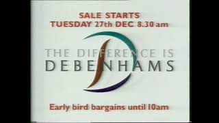 Debenhams Winter Sale Advert [upl. by Aridni]