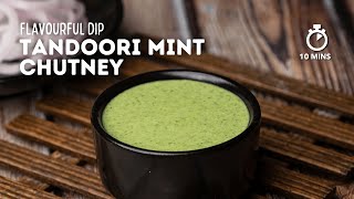 Tandoori Mint Chutney  Mint Dip for Tandoori Chicken  Mint Chutney  Cookd [upl. by Aynat304]