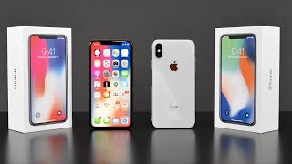 Apple iPhone X Unboxing amp Review All Colors [upl. by Yesima934]