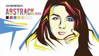 Tutorial Vector Portraits  Wpap Colour [upl. by Ytsanyd720]