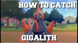 HOW TO CATCH GIGALITH IN POKEMON SWORD AND SHIELD BEST METHOD HOW TO GET GIGALITH [upl. by Schluter]