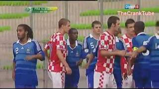 France U19 21 Croatia U19  Euro U19s Championship 2010 SemiFinal Highlights [upl. by Petulia218]