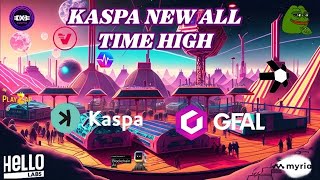 🔥KASPA IS THE NEW BITCOIN ATH  GFAL MYRIA PEPE [upl. by Ariaic]