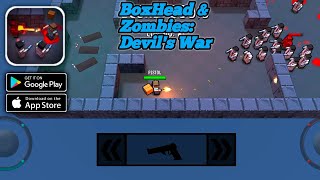 BoxHead amp Zombies Devils War Gameplay AndroidIOS [upl. by Wang]