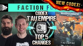 Codex Tau Empire Top 5 Changes  Warhammer 40000 Faction Focus [upl. by Gretta]