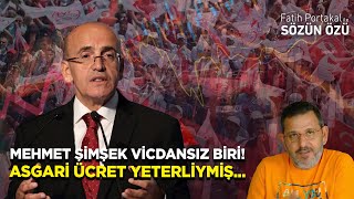 MEHMET ŞİMŞEK GERÇEKTEN VİCDANSIZ BİRİ ASGARİ ÜCRET YETERLİYMİŞ EYT… [upl. by Jamey669]