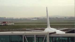 Tunisair smooth Landing Tunis Airport [upl. by Roswell688]