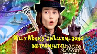 burtonland Instrumental willy wonka welcome song [upl. by Golda]