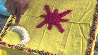 How To Make Navgrah Mandal Devta In Lakshmi Puja [upl. by Ellinet]