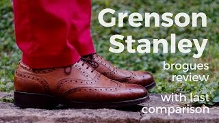 Grenson Stanley brogues review  with last comparison [upl. by Dutch760]