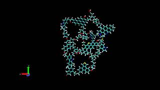 Molecular Model Organic matter typeII kerogen A [upl. by Nylanaj]