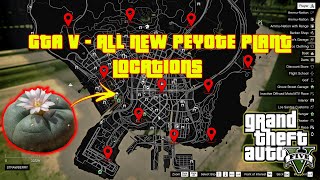 GTA V  All New Peyote Plant Locations in Story mode XBOX PC PS4 PS5 [upl. by Ednyl667]