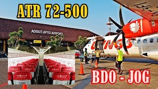 Flight Trip  terbang pakai Pesawat BalingBaling Wings Air ATR 72500 [upl. by Oisangi367]