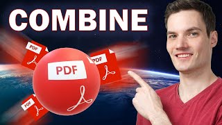 How to Combine PDF Files into One  Merge PDF Files FREE [upl. by Sihunn633]