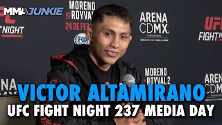 Victor Altamirano Proud to be Fighting in Mexico Says it was on his Bucket List [upl. by Narag]