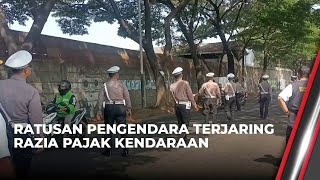 Ratusan Pengendara di Tangerang Terjaring Razia Pajak Kendaraan  OneNews Update [upl. by Nyllek]