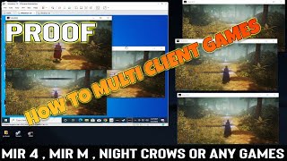 Mir 4Mir mNight crows Multi client PROOF [upl. by Sibbie666]